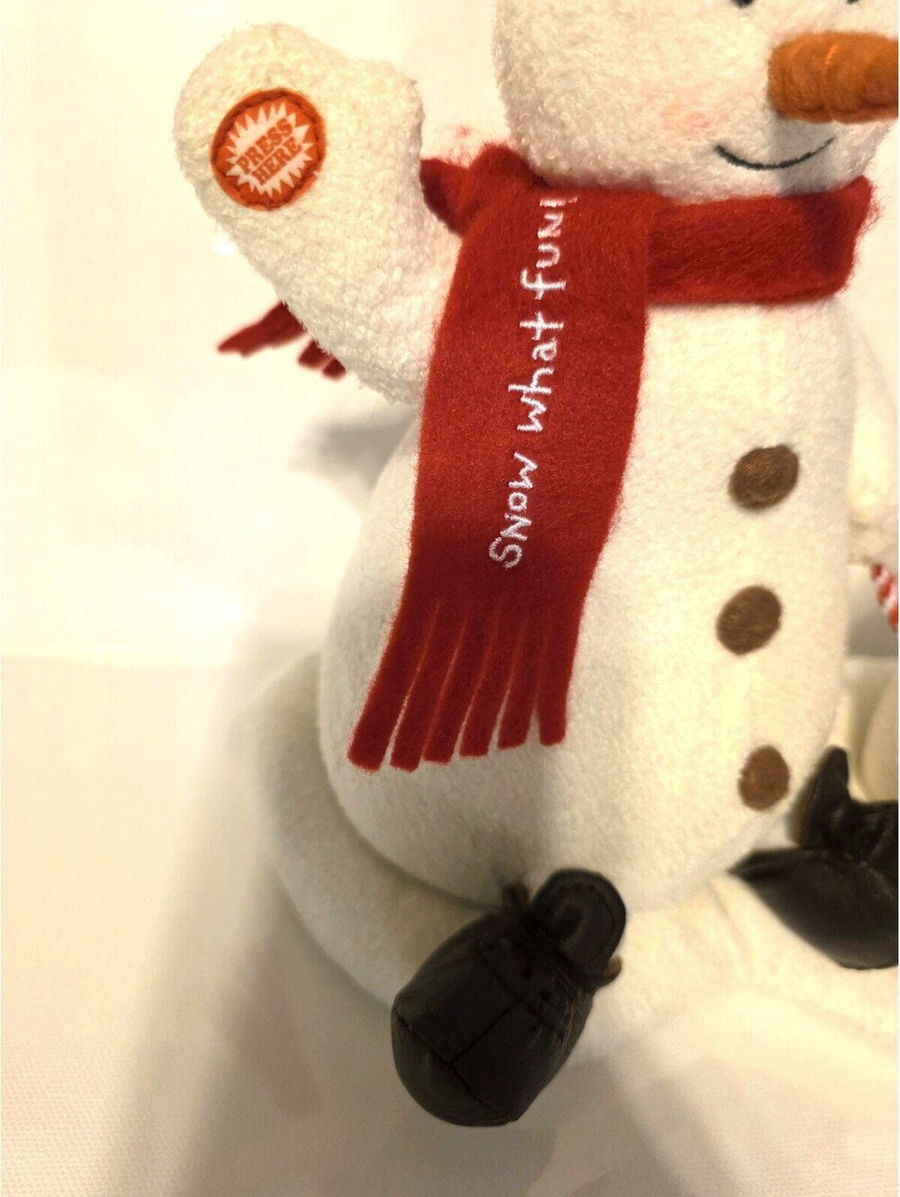 Hallmark Jingle Pals Snowman and Dog Animated Musical Plush WORKS BATTERIES INC - Picture 2 of 6
